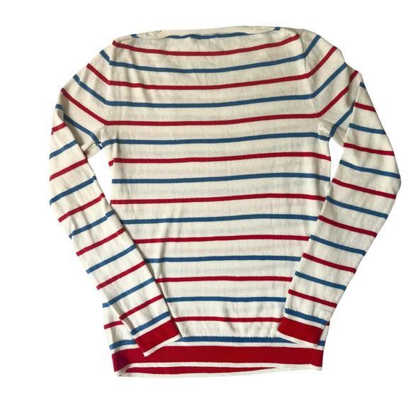 J.Crew Mercantile Women’s 100% Cotton Striped Sweater — XXS - Picture 2 of 6